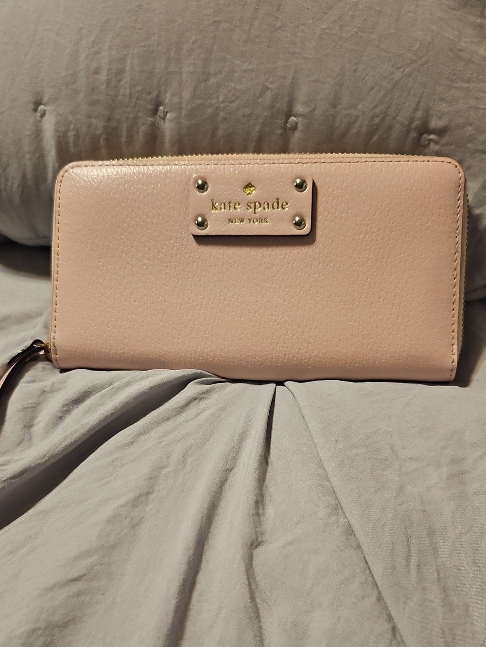 kate spade Blush Pink Zip-Around Wallet